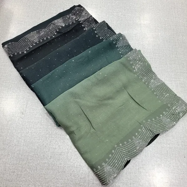 Soft 3 Colour Rangoli Silk Saree with Stone Work | SR272